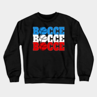 Bocce Ball Player Crewneck Sweatshirt